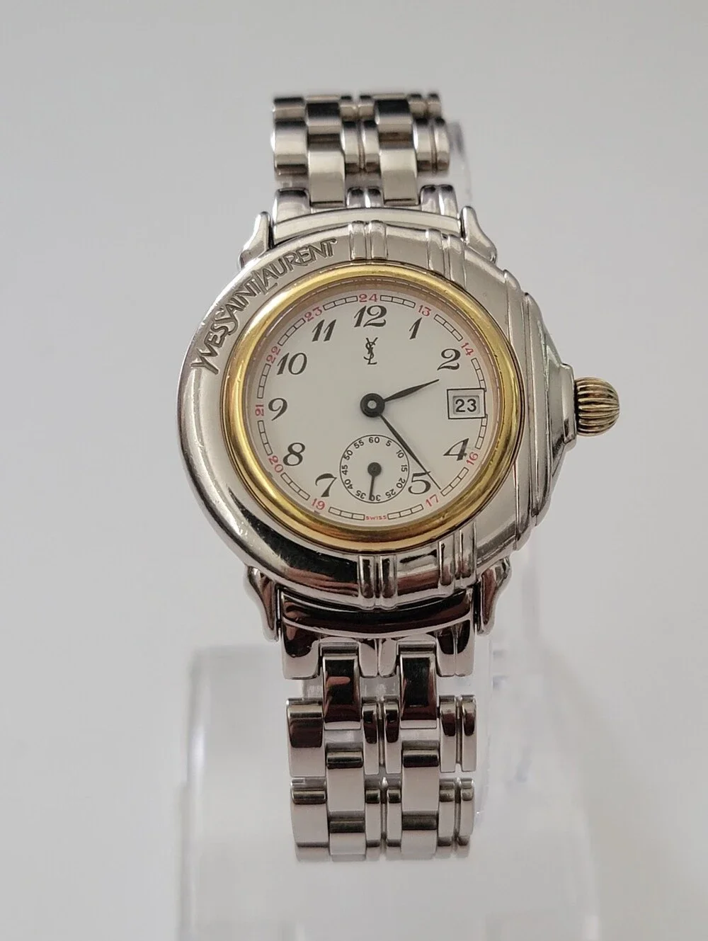 Yves Saint Laurent B02- 00326 Women's Two-Tone Swiss Quartz Watch